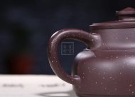 《金砂納福》紫泥紫砂茶壺全手工工藝美術(shù)師宜興原礦紫砂喝茶壺
