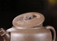 《竹節供春》宜興紫砂壺青段工藝美術師手工茶壺茶具