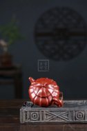 《葵蓮子》宜興大紅袍紫砂壺全純手工茗家葵蓮子紫砂茶壺