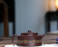 鑲銀粉彩周盤(pán)