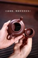 《小禪意》宜興紫砂壺手工助理工藝美術師紫泥壺茶壺茶具