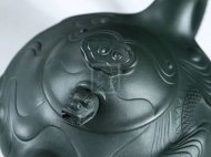 《云龍》宜興紫砂壺高級(jí)工藝美術(shù)師手工民國(guó)綠泡茶壺魚化龍茶具