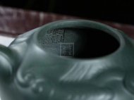 《云龍》宜興紫砂壺高級(jí)工藝美術(shù)師手工民國(guó)綠泡茶壺魚化龍茶具