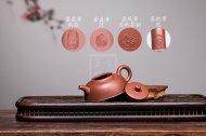 《半月》宜興工藝美術師手工紫砂壺半月泡茶壺茶具清水泥
