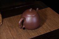 《佛肚竹》宜興紫砂壺工藝美術師手工紫泥茶壺具