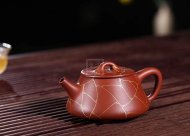 《金絲石瓢》宜興紫砂壺工藝美術師手工大師大紅袍泡茶器石瓢