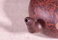 《逍遙竹》宜興紫砂壺工藝美術師純手工紫泥泡茶壺茶具一粒珠