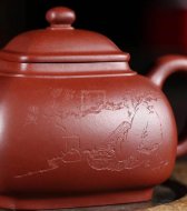 《汲方》底槽青紫砂茶壺全手工工藝美術師宜興原礦紫砂喝茶壺