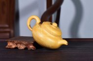 《仿古》宜興仿古紫砂壺高級工藝美術師手工茶壺黃金段泥仿古