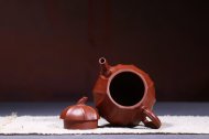 《茄瓜》姚華君原礦大紅袍宜興紫砂壺230cc