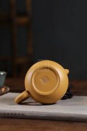 《西施》宜興高級工藝美術師手工紫砂壺西施泡茶壺茶具黃金段泥